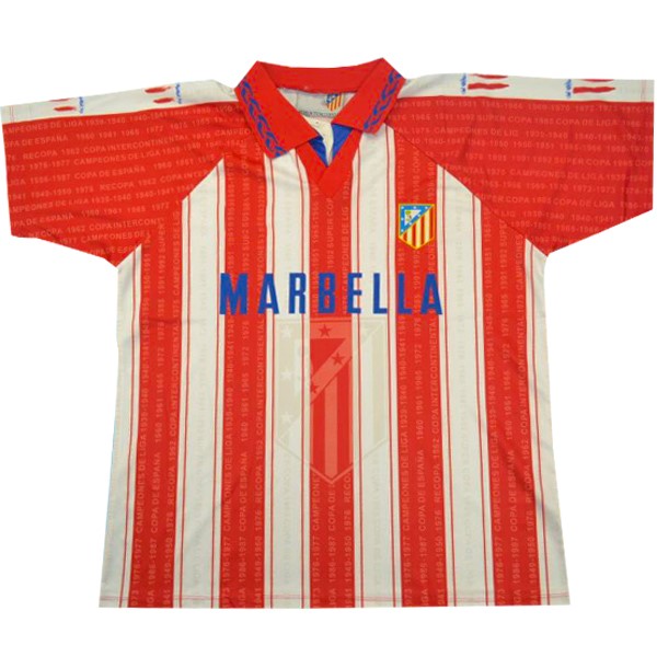 Tailandia Camiseta Atlético de Madrid 1ª Kit Retro 1995 1996 Rojo